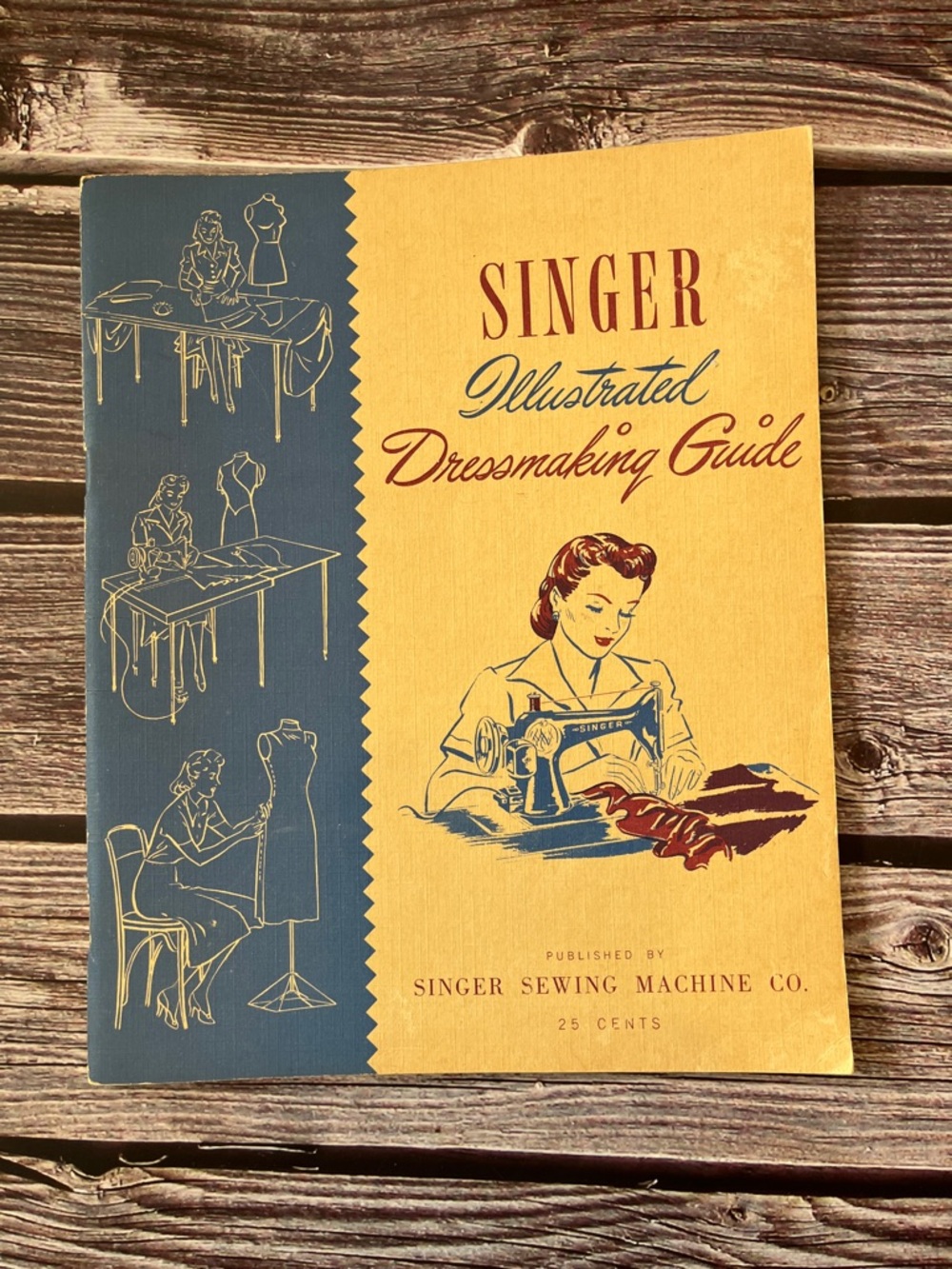 Vintage Singer Illustrated Dressmaking Guide